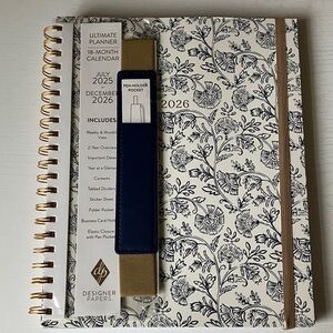 Designer Papers 2026 Ultimate Planner - 18 Month Calendar (NWT)